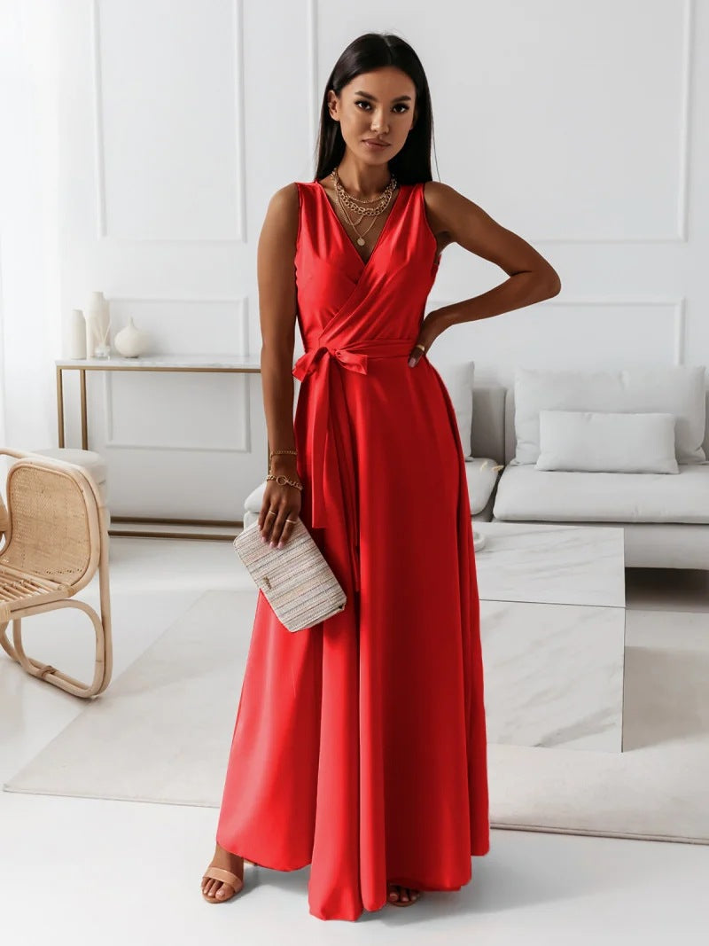 Poppy | Women's Elegant Wrap Maxi Wedding Guest Dress