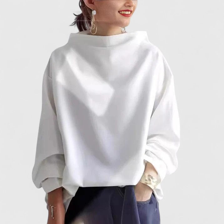 Britney | High-Neck Relaxed Fit Top