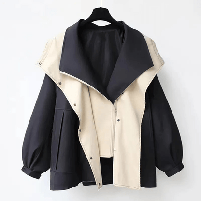 Lize | Elegant Oversized Windbreaker Rain Jacket