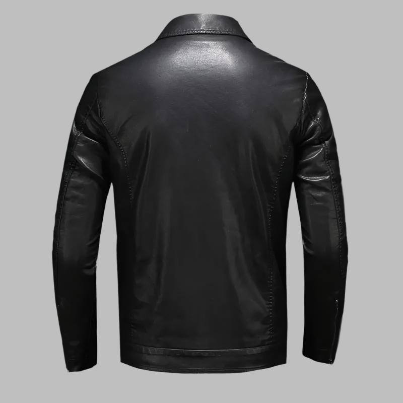 Barnaby | Classic Genuine Leather Zip Jacket