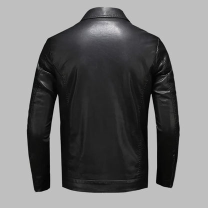 Barnaby | Classic Genuine Leather Zip Jacket