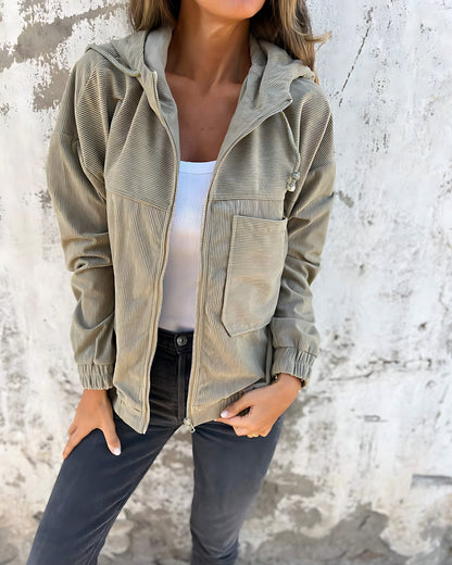 Emma | Relaxed Elegant Hooded Lightweight Jacket