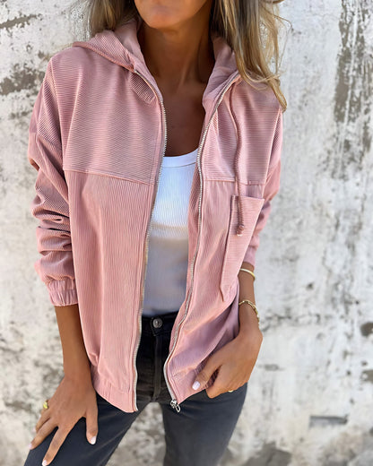 Emma | Relaxed Elegant Hooded Lightweight Jacket
