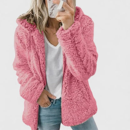 Maeve | Hooded Teddy Faux Fur Warm Jacket