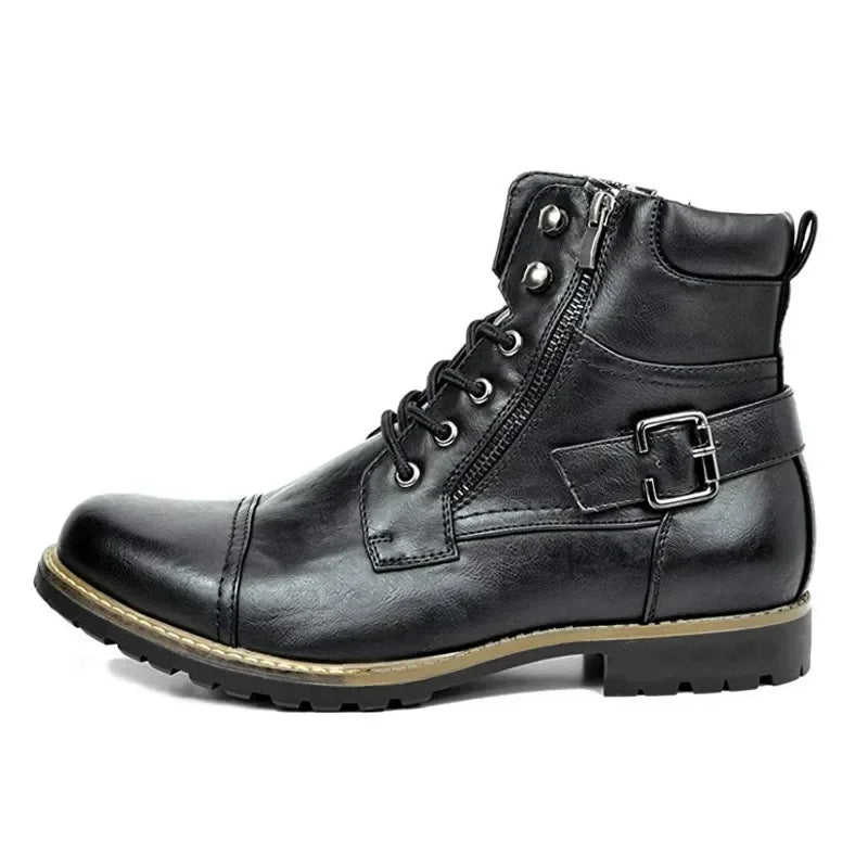 Julian | Lace-Up Leather Ankle Boots