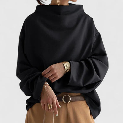 Britney | High-Neck Relaxed Fit Top