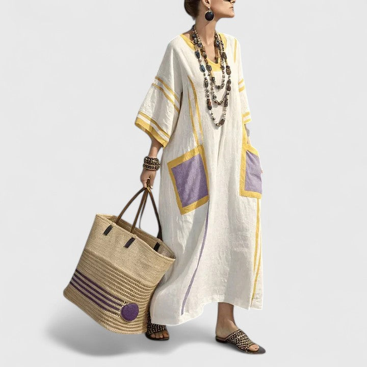 Elizabeth | Loose Fit Pocket Maxi Dress