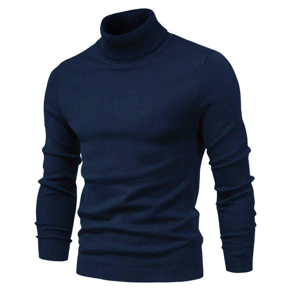Leopold | Fitted Roll Neck Knit Jumper