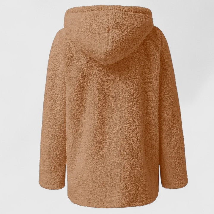 Maeve | Hooded Teddy Faux Fur Warm Jacket