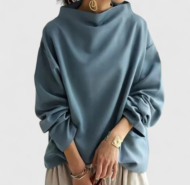 Britney | High-Neck Relaxed Fit Top