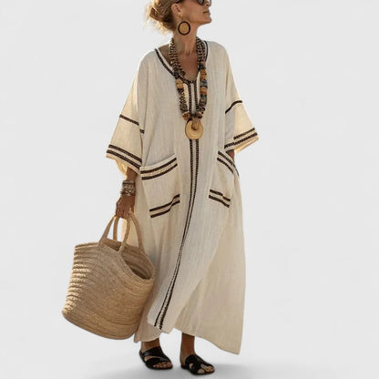 Elizabeth | Loose Fit Pocket Maxi Dress