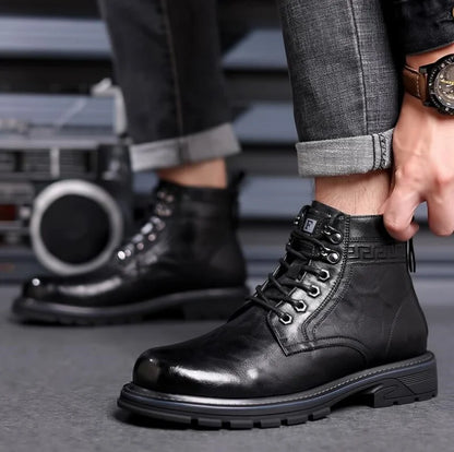 Horace | Leather Ranger Boots
