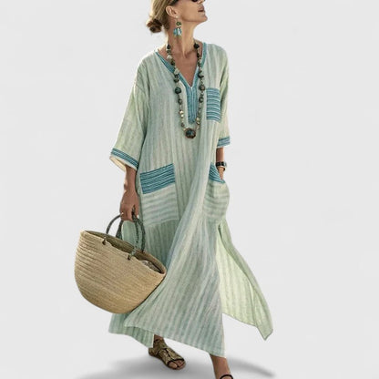 Elizabeth | Loose Fit Pocket Maxi Dress