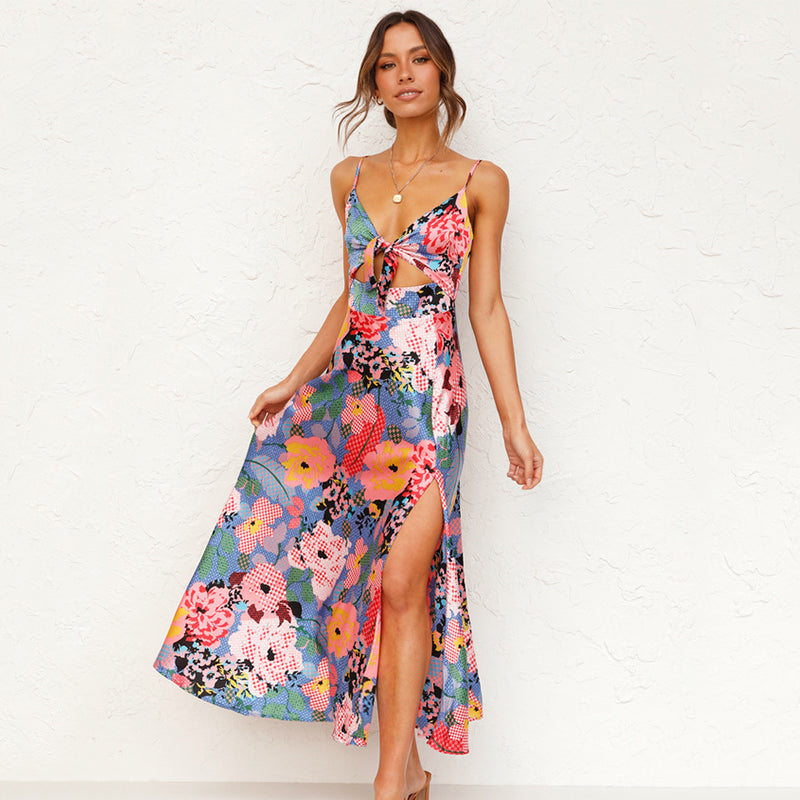 Martha | Women's Printed Maxi Wedding Guest Dress