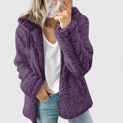 Maeve | Hooded Teddy Faux Fur Warm Jacket