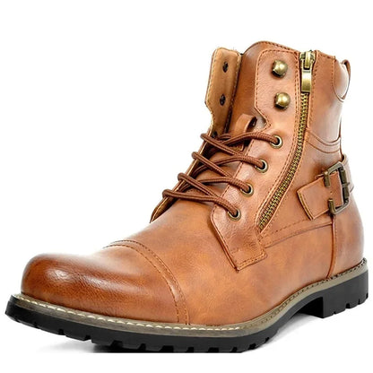 Julian | Lace-Up Leather Ankle Boots