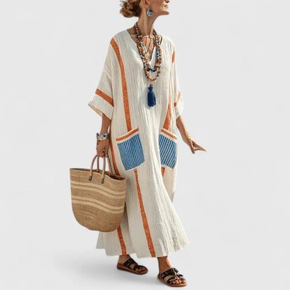 Elizabeth | Loose Fit Pocket Maxi Dress