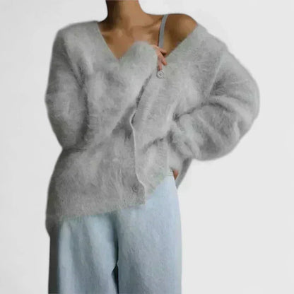 Lucerinna | Classic Cut Cosy Nights Winter Wool Cardigan