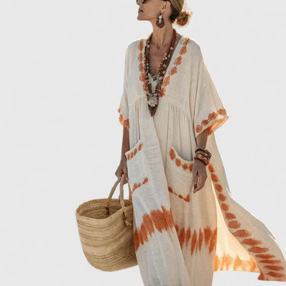 Elizabeth | Loose Fit Pocket Maxi Dress