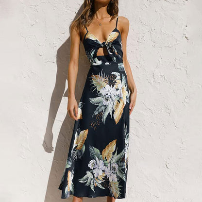 Martha | Women's Printed Maxi Wedding Guest Dress