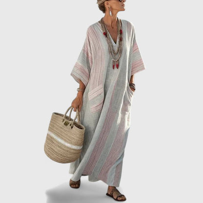 Elizabeth | Loose Fit Pocket Maxi Dress