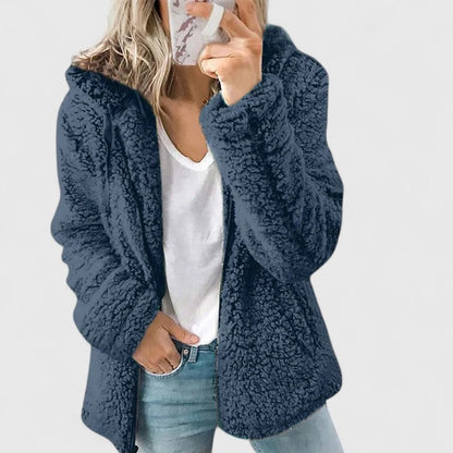 Maeve | Hooded Teddy Faux Fur Warm Jacket