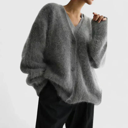 Lucerinna | Classic Cut Cosy Nights Winter Wool Cardigan