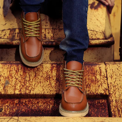 Montague | Leather Winter Boots with Padded Insoles