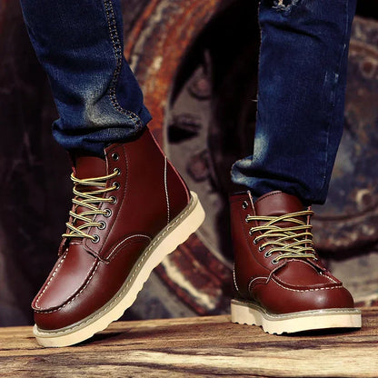 Montague | Leather Winter Boots with Padded Insoles