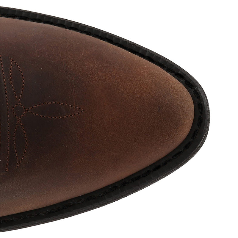Nelly | Leather Embroidered Pointed Toe Western Cowboy Boots
