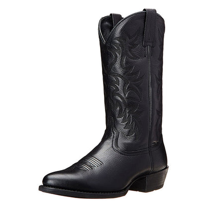 Nelly | Leather Embroidered Pointed Toe Western Cowboy Boots
