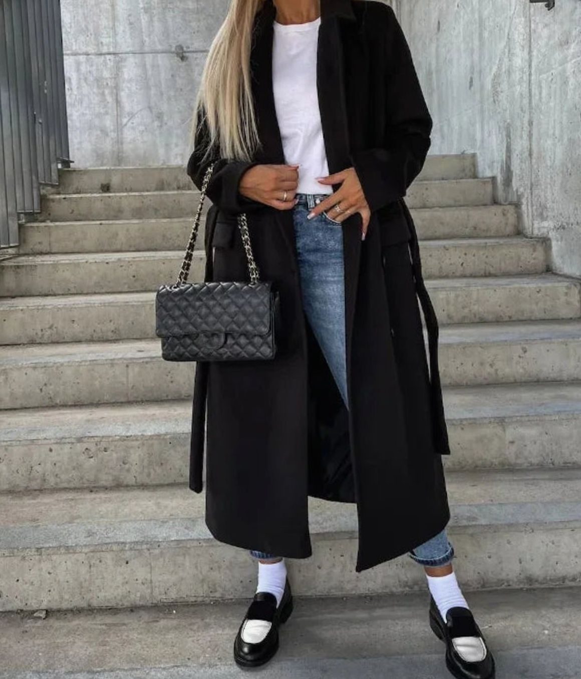 Jenny | Timeless Long Double Breasted Wool Coat
