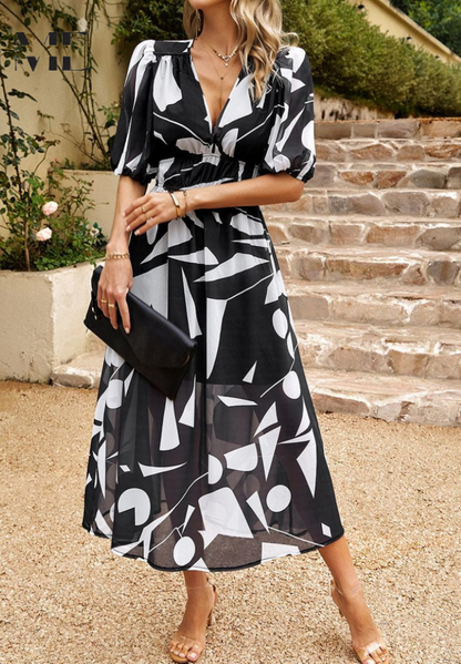 Arabella | Floral Print Relaxed Fit Maxi Dress