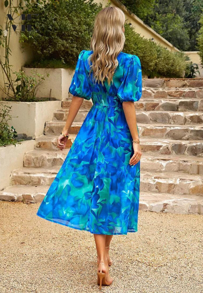 Arabella | Floral Print Relaxed Fit Maxi Dress