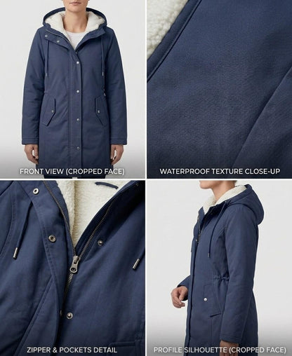 Haven | Waterproof Sherpa-Lined Longline Hooded Parka