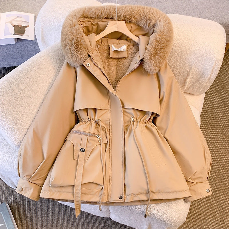Raine | Faux Fur Hooded Padded Parka, Sherpa Lined