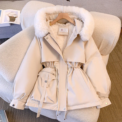 Raine | Faux Fur Hooded Padded Parka, Sherpa Lined