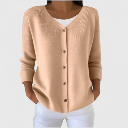 Wena | Hooded Button-Front Elegant Cardigan