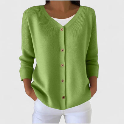Wena | Hooded Button-Front Elegant Cardigan
