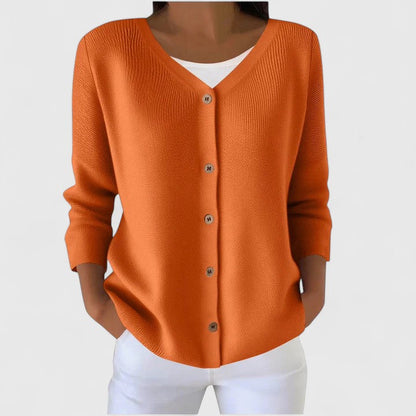 Wena | Hooded Button-Front Elegant Cardigan
