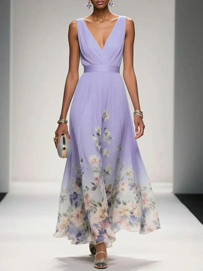 Freya | Women's Floral Print Wedding Guest Dress