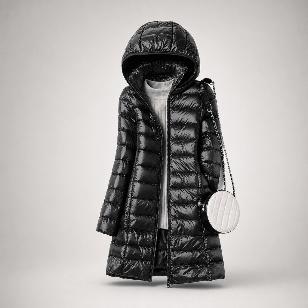 Aveline | Ultralight Hooded Longline Down Puffer Coat