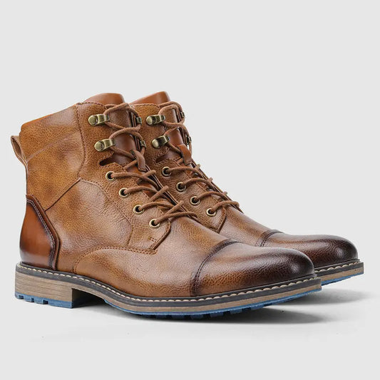 Clement | Handcrafted Leather Lace-Up Oxford Boots