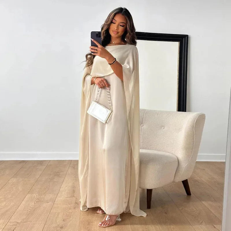 Rosie | Women's Cape Maxi Wedding Guest Dress
