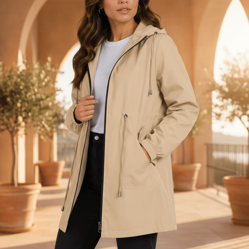 Alder | Winter Lightweight Waterproof Hooded Raincoat