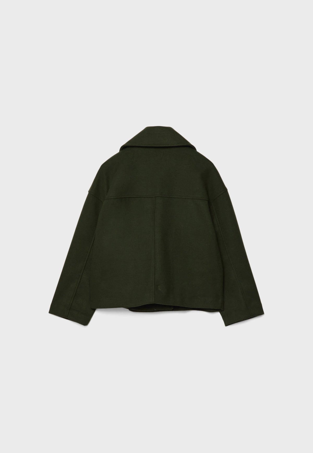 Leonie | Double-Breasted Wool Blend Cropped Jacket