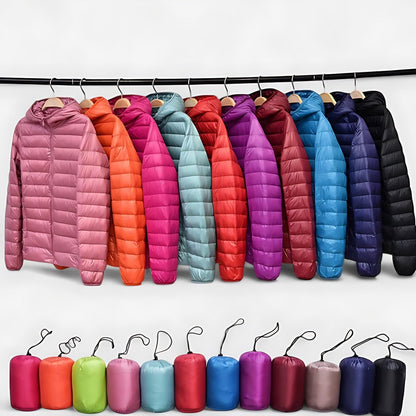 Marlow | Lightweight Quilted Hooded Packable Puffer Jacket