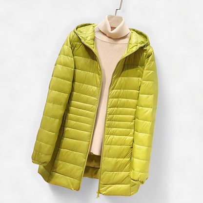 Marlow | Lightweight Quilted Hooded Packable Puffer Jacket