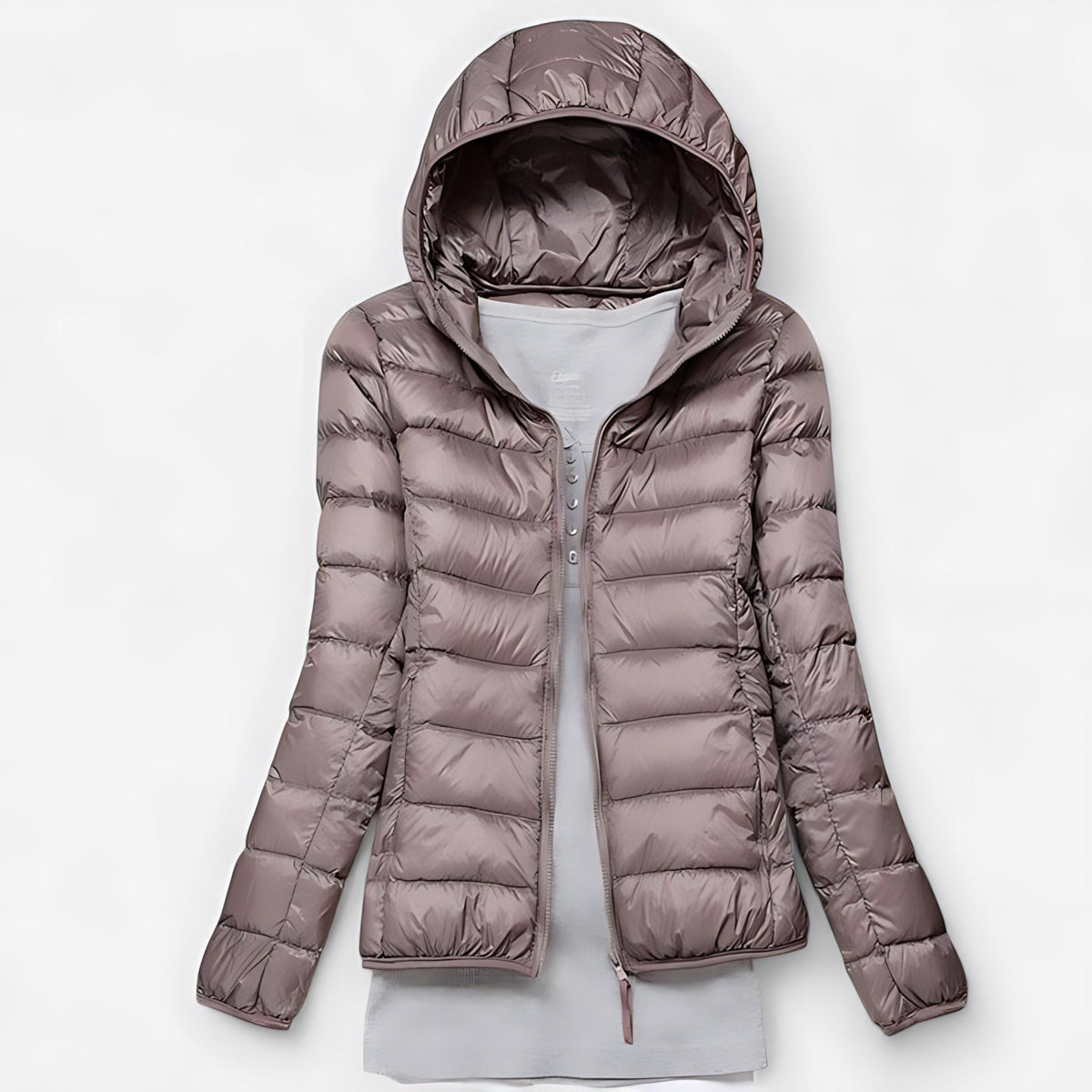 Marlow | Lightweight Quilted Hooded Packable Puffer Jacket