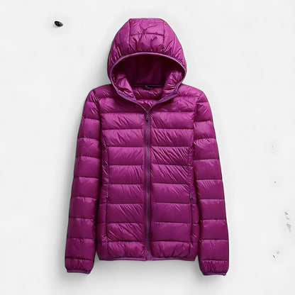Marlow | Lightweight Quilted Hooded Packable Puffer Jacket